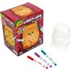 CRAYOLA Light ups Gufetto Luminoso, Personaggio Ricolorabile con Luce, Decorazione per Cameretta, Set Creativo con 3 Pennarelli Lavabili, Regalo per Bambini dai 4 Anni