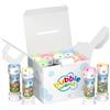 Bubble World - Bolle di sapone PAW PATROL per bambini - Party Pack confezione 12 pz da 60 ml - Gadget compleanno a tema Cagnolini - Made in Italy