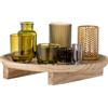 Bloomingville - Portacandela Bougeoirs - Multicolore - Legno di Paulownia