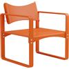 Verpan - Poltrona Series 270 F - Arancione - Compensato di betulla laccato - Designer Verner Panton