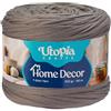 Utopia Crafts Home Decor Fettuccia per Uncinetto, 300g Filo T-Shirt Spesso Morbido Elastico per Cestini Borse Tappeti, Filo Tessuto per Principianti, Decorazione Casa, Macramè (Grigio Antracite)