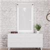 Soleil d'ocre Sole d'Ocre ROMANCE Tenda per finestra in cotone, Beige (Ecru), 60 x 120 cm