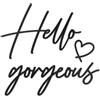 Vivegate Hello Gorgeous Metal Art (50,8 x 45,7 cm)