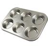 Zenker Stampo cupcake/muffin a 6 impronte 29 x 19.5 x 3 cm in Acciaio stagnato (colore: argento), quantità: 1 pezzo.