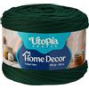 Utopia Crafts Home Decor Fettuccia per Uncinetto, 300g Filo T-Shirt Spesso Morbido Elastico per Cestini Borse Tappeti, Filo Tessuto per Principianti, Decorazione Casa, Macramè (Verde Foresta)