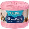 Utopia Crafts Home Decor Fettuccia per Uncinetto, 300g Filo T-Shirt Spesso Morbido Elastico per Cestini Borse Tappeti, Filo Tessuto per Principianti, Decorazione Casa, Macramè (Rosa Corallo)