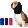 SLSON Paraorecchie per cani, protezione dal rumore, protezione anti-rumore per cani, Pet Earflap Head Wrap, protezione acustica per animali domestici (nero, S)