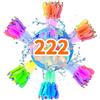 MinXin Palloncini d'Acqua, Bombe d'Acqua a Riempimento Rapido,con accessori per riempimento da rubinetto, Palloncini d'Acqua Autosigillanti, Estate Combattimento d'Acqua Piscina Spiaggia Giardino