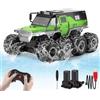 PAISHENKEJI Auto telecomandata impermeabile Auto giocattolo - Autos RC anfibie 8WD Camion fuoristrada telecomandato Autos giocattolo Drift Crawler 2,4 GHz per ragazzi e adulti, regalo di compleanno o Natale