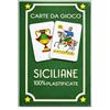 Generico Carte da Gioco Siciliane 100% Plastificate - Mazzo Tradizionale Italiano per Briscola Scopa Tressette