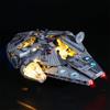 MENZAVA Kit di Illuminazione a LED Compatibile con LEGO 75257 Millennium Falcon Star Wars - Set di luci per il Modello