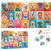Reofrey Puzzle 1000 Pezzi - Griglia Ritratto Canino, Puzzle Adulti Forma Speciale, Sfida Impossibile Divertente Per Famiglie & Decorazione Murale 41x80cm - Idea Regalo Per Appassionati Puzzle classici