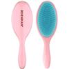 Denman Spazzola districante bagnata per doccia, per districare tutti i tipi di capelli, per donne, bambini e uomini, spazzola per capelli bagnata per tutti, rosa, D95