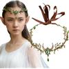 Ypkia Waldranken - Fascia per capelli con corna di cervo, da donna, per cosplay, carnevale, feste, travestimenti, Halloween (lv)