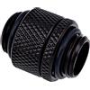 ALPHACOOL Connettore watercooling Alphacool doppio nipplo nero G1 / 4 AG a G1 / 4 AG - Nero profondo [17244]