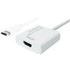 Roline Adatattore Hdmi Roline 0.1m USB tipo-C HDMI Bianco [12.99.3210]