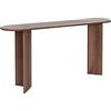 Hanah Home Elegante credenza in noce, 150 cm x 75 cm x 35 cm, 100% melamina rivestita in melamina, spessore 18 mm, elegante soluzione per la casa moderna
