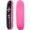 Inbrackets - Custodia protettiva per telecomando Sky Q - Custodia protettiva antiurto per telecomando Sky Q EC202 - Premium durevole silicone texture a nido d'ape (fucsia)