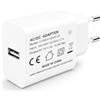 YIMINGOUFEI Caricabatterie USB 15W 5V 3A, Alimentatore USB-A con Spina UE, Caricatore Compatto ABS+PC Ignifugo con Pin Nichelati per Smartphone e Tablet