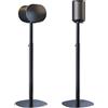 PUTORSEN Supporti per altoparlanti Sonos Era 100 SL, Era 100 e Era 300 - Altezza regolabile, Supporti da pavimento 74-99 cm, Capacità massima di 5 kg per supporto, 1 coppia, Nero