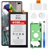 Beefix Batteria per Samsung Galaxy S10 Plus (SM-G975F), 3100 mAh, batteria di ricambio ad alta capacità per Galaxy S10 + (EB-BG975ABU) con strumenti di riparazione professionali