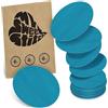 MySweetStitch - 10x Cerotti sensore universale rotondo, cerotto di fissaggio per FreeStyle Libre 3, Dexcom G7, Omnipod e altri, impermeabile, traspirante, delicato sulla pelle, Petrolio