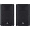 Yamaha DBR15 Coppia Diffusore attivo da 15" e 1000w di picco e SPL 132db, Nero