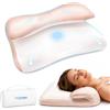 Generisch Mailirious Cuscino Cervicale Memory Foam per Dormire, Cuscino Ergonomico Ortopedico in Memory Foam, Fornisce Supporto alla Cervicale, con 2 Federe Sfoderabili e Lavabili