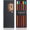 KINETOX 5 paia di bacchette in legno, confezione regalo, bacchette cinesi per sushi chopsticks per spaghetti di riso utilizzati come compleanno, trasloco matrimonio e regalo di Natale in legno di