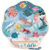 Vilac linea Michelle Carlslund tavolo-1 canna da pesca 12 animali marini magnetici 1 vassoio da gioco/incasso Giochi di risveglio legno-Giocattolo per bambini dai 18 mesi-8570, 8570
