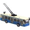 Tram Model 1/90 Decoration Prop con modello di auto da trasporto leggero e