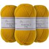 Utopia Crafts DK Double Knitting Yarn 3x 100g (Ochre)