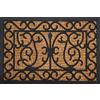 ID Mat Cuba Tappeto zerbino, Fibra di Cocco Naturale su Telaio in Gomma, Beige, 40 x 60 cm