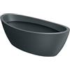 Prosperplast Vaso Aria Ovale grafite 60x28x20