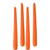 Cereria Di Giorgio - 2 Candele Coniche - Diametro 2,2 cm Altezza 25 cm - Colore Arancione - Durata 7 ore - Standard per candelabro - Home Decor Collection (Confezione da 2)