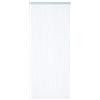 Relaxdays 10036130_1353 Tenda a Fili, con Passante, per Porte e Finestre, a Frange Accorciabili, Balcone, Poliestere, Argento, 90 x 245 cm