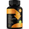 BeSwiss Peso Block Integratore Supporto alla Dieta con Piperina, Colina e Carnitina Nopal e Garcinia | 120 Capsule Formato Convenienza