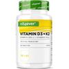 vit4ever Vitamina D3 + K2-365 compresse - 99,7% all-trans MK-7 e 2000 UI di vitamina D3 - Materia prima premium_ RAW D3® - Alta dosaggio, biodisponibilità ottimale, vegano