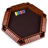 Havnidy Shut The Box - Gioco da tavolo in legno per 6 giocatori, giochi classici dadi, gioco da viaggio, gioco tradizionale matematica in legno per pub, fantastici giochi da tavolo per tutto
