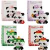 WFKKMEQ 4 Pezzi Mattoncini Panda da Costruzione, Panda Micro Costruzioni Panda Mini Building Blocks Set Animali Blocchi da Costruzione Regalo per Adulti e Bambini