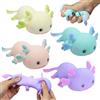 Pellinch Axolotl - Set di 4 giocattoli Axolotl Squishy, Axolotl Squeeze Toy, palla di zucchero rimbalzo, giocattolo Axolotl rilassato, giocattolo FuFu Squishy, antistress per bambini e adulti