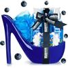 BRUBAKER Cosmetics Lusso Blueberry Set Bagno e Doccia - Set 6 Pezzi Bagno e Doccia - Set Regalo in Ceramica Blu Stiletto