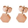 Liebeskind Berlin orecchini a bottone LJ-0057-E-07 acciaio inossidabile IP oro rosa