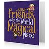 Danilo Promotions LTD Biglietto di compleanno di Harry Potter, biglietto di compleanno per amici, Harry Potter, Hogwarts per il mio amico