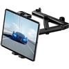 Romon Porta Tablet da Auto Poggiatesta, Pieghevole & Estensibile 360° Rotazione Supporto Tablet Auto Supporti Poggiatesta Compatibile Struttura Triangolo Stabilizzante Tutti i Dispositivi da 4.7-12.9
