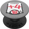 Dungeons & Dragons Charisma + 4 PopSockets PopGrip Intercambiabile