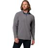 Columbia Klamath Range II Half Zip Maglione Pullover, Città Grigio, Squalo, X-Large Uomo