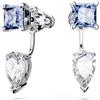 SWAROVSKI ORECCHINI MESMERA BLU, PLACCATURA RODIO 5665767