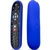 Inbrackets - Custodia protettiva per telecomando Sky Q - Custodia protettiva antiurto per telecomando Sky Q EC202O - Antiscivolo - Premium Durable Silicone Honeycomb Texture (blu)