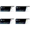 HP 415A Toner Originale Multipack Set con ologramma in confezione originale Nero, Ciano, Magenta, Giallo Compatibile con: Color LaserJet Pro M454, M478, M479